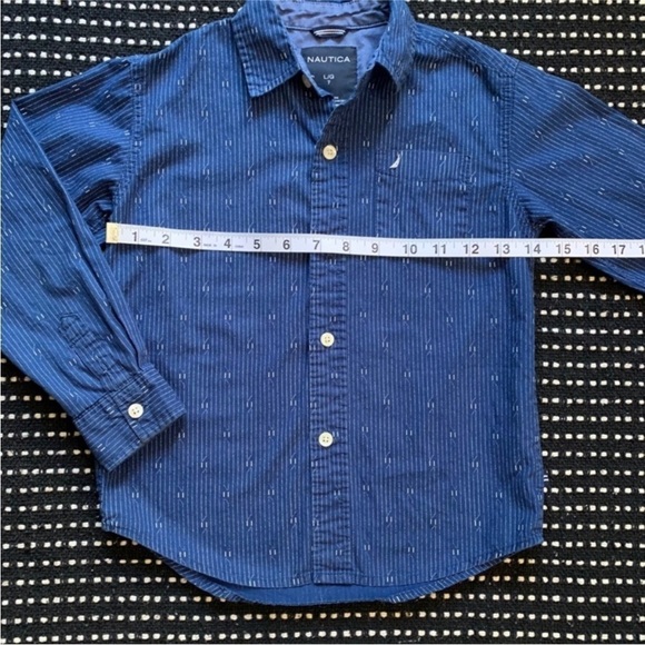 Free with Bundle | Nautica | Kids Long Sleeve Button Down Shirt - Picture 7 of 11